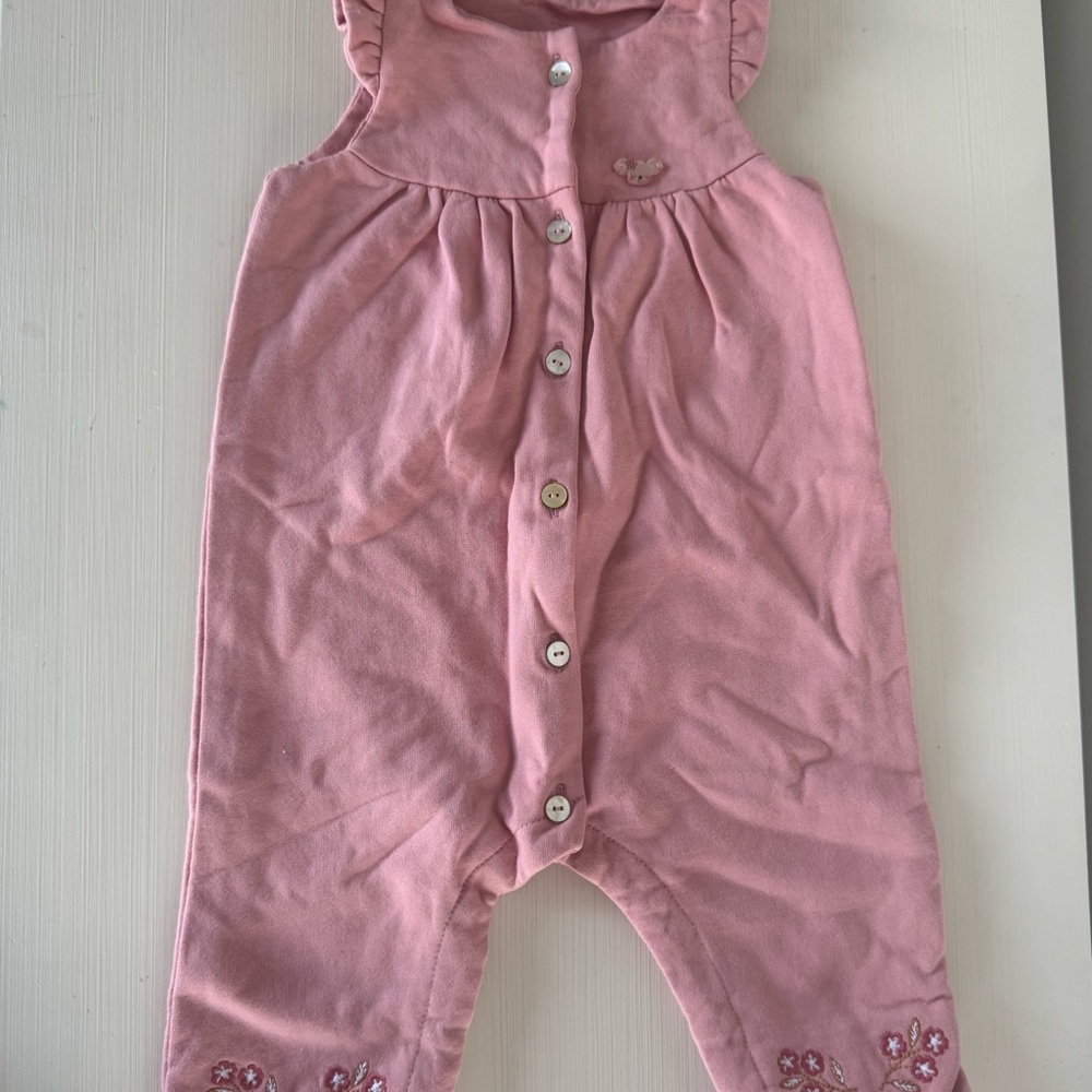 Pink Kids One Piece Bodysuit